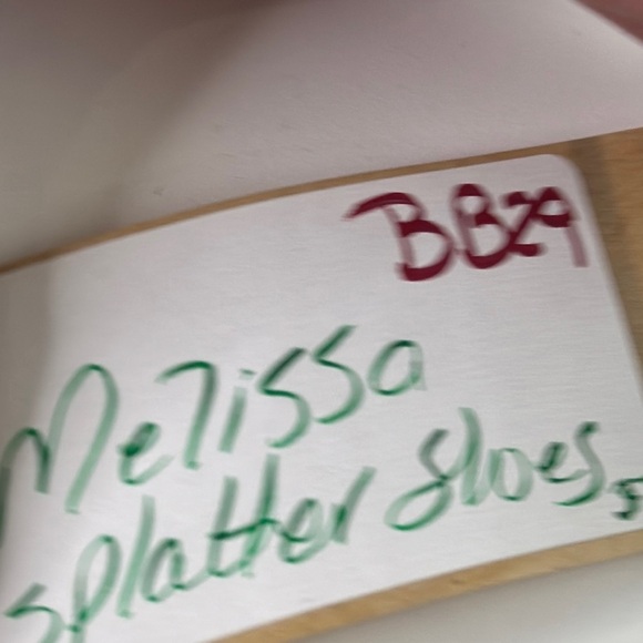 Melissa Women's Ulitsa Black & Gold Splatter Sneakers size 8 - Picture 13 of 13